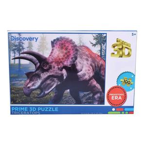Puzzle Rompecabezas 100 Piezas Prime 3d Triceratops