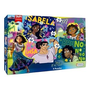 Puzzle Encanto Cuatro Rompecabezas 48 Pzs Y 56 Pzs Tapimovil