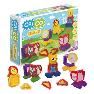 Crico Bloque Granja 24 Piezas Con Stickers