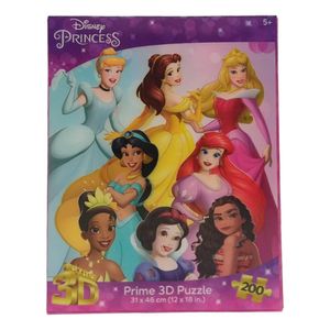 Puzzle Rompecabezas 3d Disney Princesas 200 Piezas