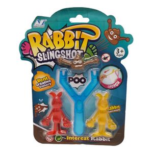 Juguete Honda Resortera Sticky Rabbits Lanzador De Muñecos