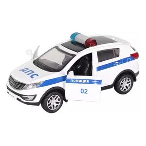 Auto De Colección Sportage R Policía Escala 1:39 Msz Color Blanco