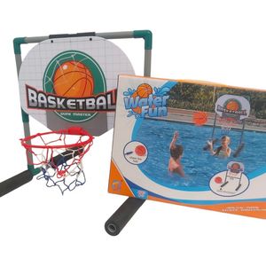 Aro De Basquet Flotante Y Tablero Para Pileta