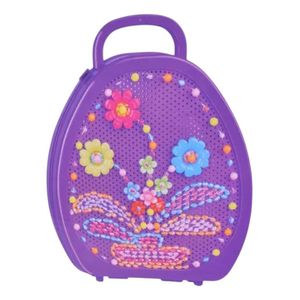 Valija Y Alhajero 2 En 1 Para Decorar Y Armar Pulseras Crean