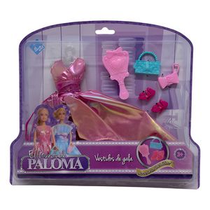 Set Ropa Para Muñecas Vestido De Gala El Duende Azul