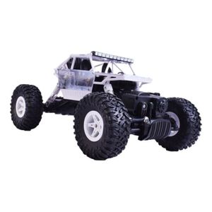 Vehículo Arenero Racing Rally Escala 1:18 A Radio Control Color Blanco