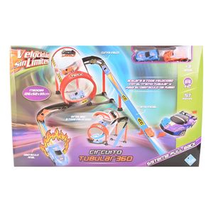 Pista De Autos Tubos Y Giros Tipo Hot Wheels