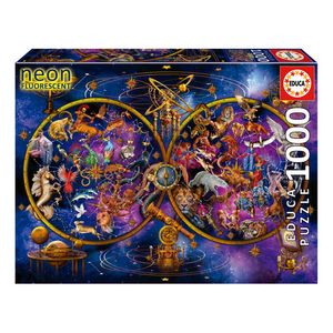 Puzzle Rompecabezas Constelaciones Neón X1000 Piezas Educa