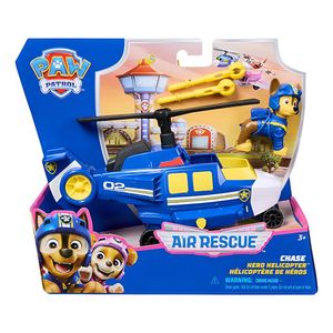 Paw Patrol Figura Con Vehículo Rescate Aéreo