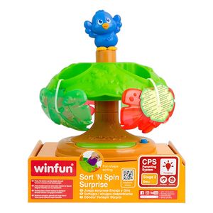Juego Didáctico De Encastre Árbol Encaja Y Gira Winfun