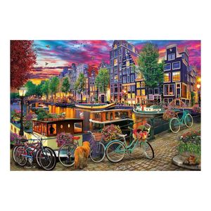 Rompecabezas 6000 Piezas Ciclismo En Amsterdam Educa