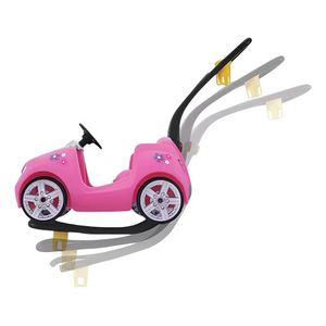 Auto De Paseo Step2 Whisper Ride Ii Rosa Con Manija Y Bocina