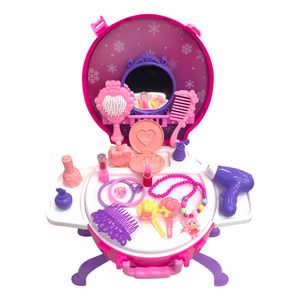 Valijita De Chapa Con Carro Accesorios De Belleza 4 En 1