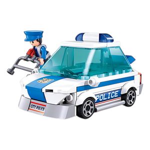 Bloques de Construcción Auto Policial Sluban – 97 Piezas