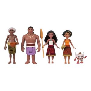 Set Tripulacion Moana Con 4 Mini Muñecos Y Accesorios Disney