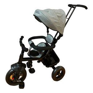 Triciclo De Paseo Con Asiento 360 Capote Y Manija Para Guiar