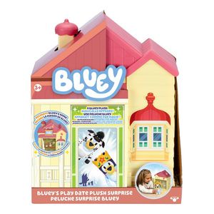 Peluche Sorpresa Bluey Con Casa Para Decorar
