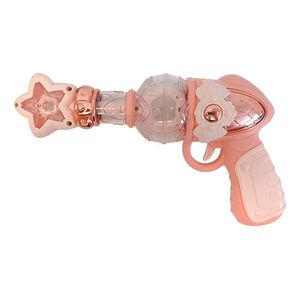 Revolver Espacial Rosa Con Luz Y Sonido
