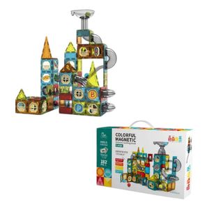 Bloques Magneticos Laberinto De Bolitas 182 Piezas