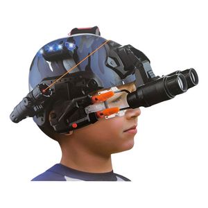 Juguete Casco Militar Con Laser Microfono Y Telescopio