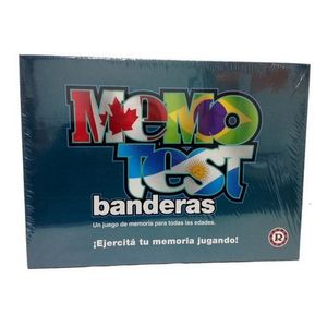 Memo Test Banderas Juego De Mesa 2