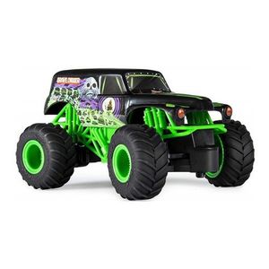 Monster Jam Vehículo A Radio Control Grave Digger Verde Oscuro