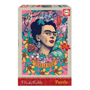 Puzzle Rompecabezas 500 Piezas Viva La Vida, Frida Ka Educa