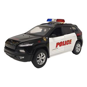 Auto De Colección Jeep Cherokee Policía Escala 1:32 Msz Policia