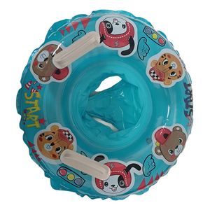 Flotador Sun Club Baby Animalitos Con Manija 32290 Color Celeste