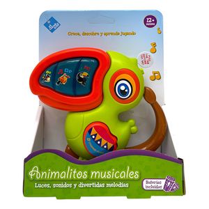 Sonajeros Didacticos Animalitos Musicales Luces Sonidos Multicolor Animales