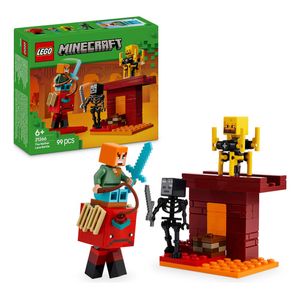 Lego Minecraft La Batalla De Lava Del Inframundo 99 Piezas