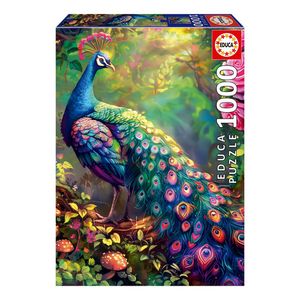 Rompecabezas 1000 Piezas Jardín De Los Pavos Reales Educa