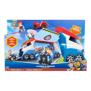 Paw Patrol 6069338 Multicolor Transformable Con Lanzadores De Vehículos Figura De Acción De Ryder Y Coche Todoterreno De Juguete
