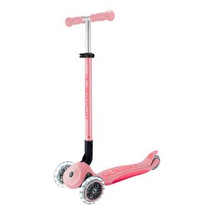 Monopatin Plegable Rosa Con Luces Elite Lights Globber - Rosa - Elite Lights