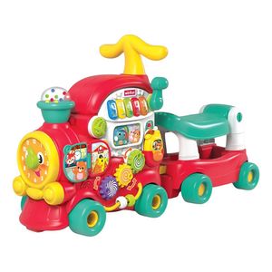 Tren De Aventura Andador Caminador Con Musica  Luces Winfun - Multicolor