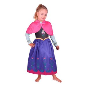 Disfraz De Frozen Anna Talle 1 Rosa