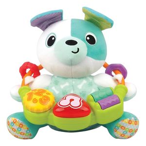 Cachorrito Perro De Peluche Con Luz Y Sonido Winfun - Multicolor