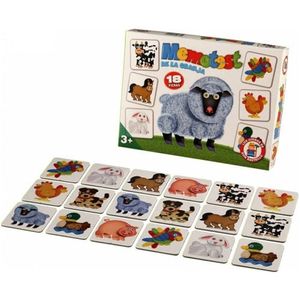 Juego De Mesa Memoria Memotest Animales De La Granja Ruibal