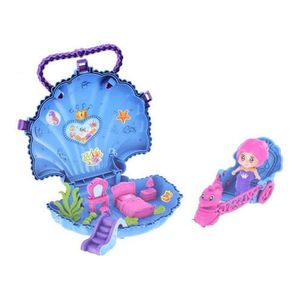 Muñeca Sirena En Valijita Con Forma De Ostra Happy Places