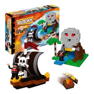 Bloques Blocky Isla y Barco Pirata – 340 Piezas