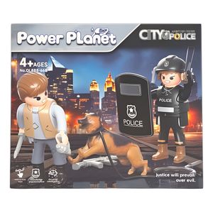 Set Muñeco Policia Con Accesorios Power Planet