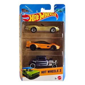 Hot Wheels Set de 3 Autos Coleccionables