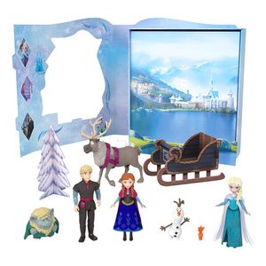 Libro de Cuentos de Frozen con 6 Muñecos