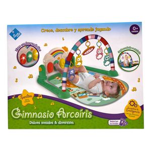 Gimnasio Piano Arcoíris con Luz y Sonido